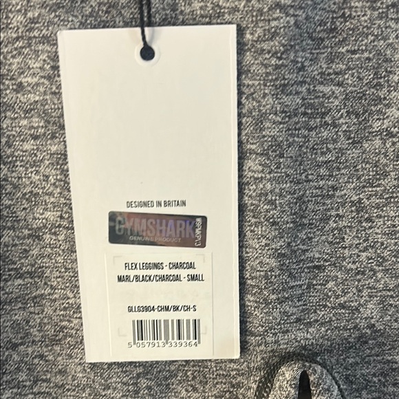 Gymshark Gray Leggings Form-Fitting Athletic Bottoms - Picture 2 of 4